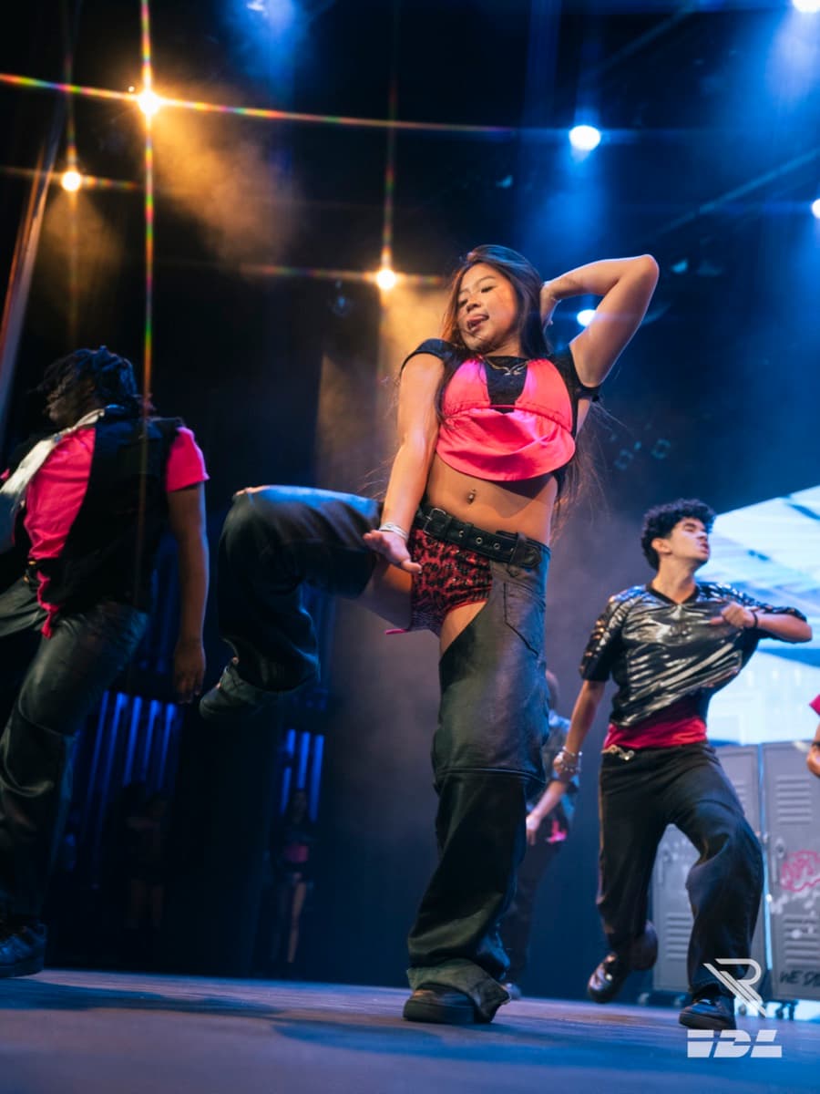 Dancer performing on the Resurgence stage
