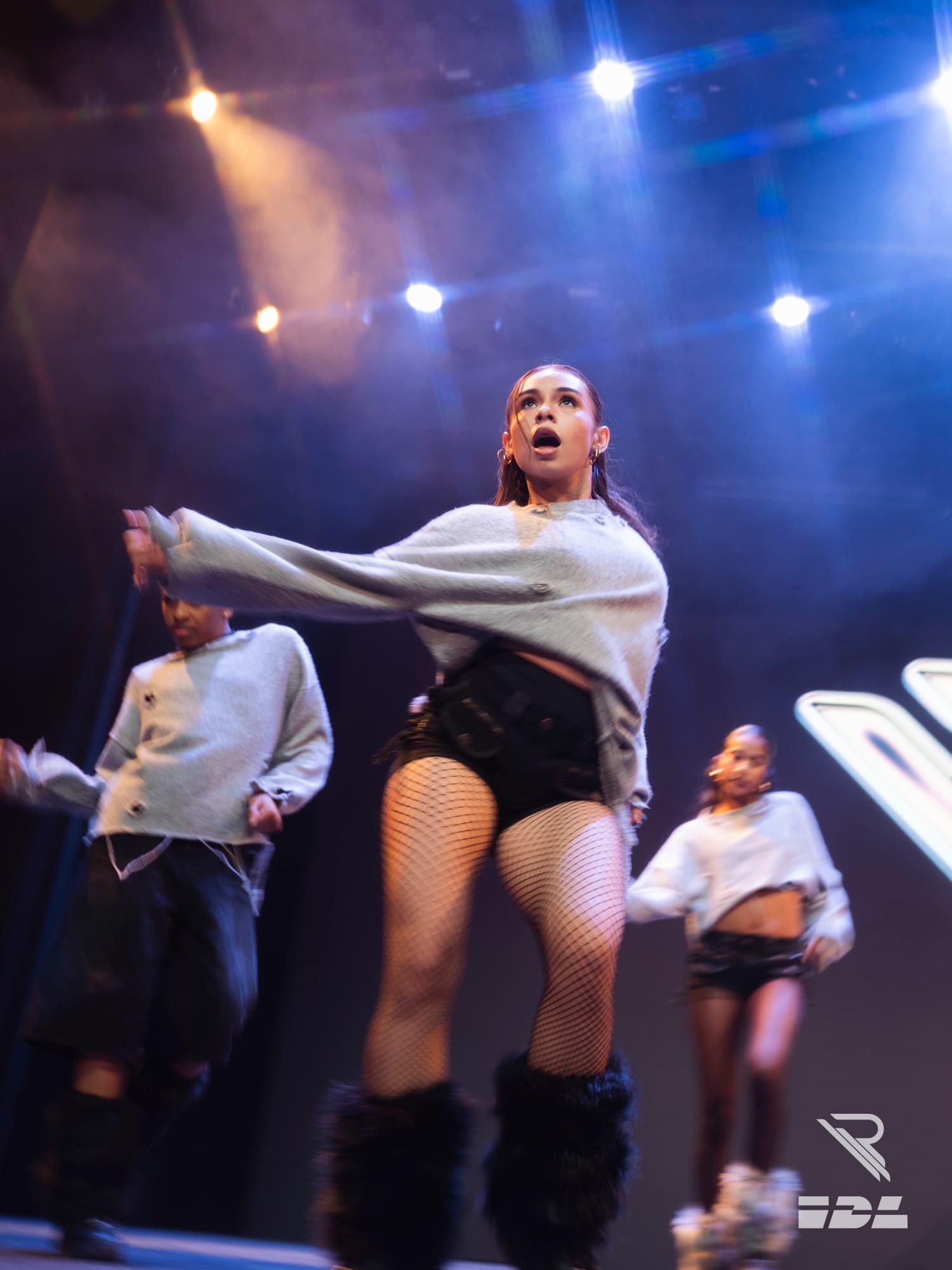 Resurgence dancer performing on stage